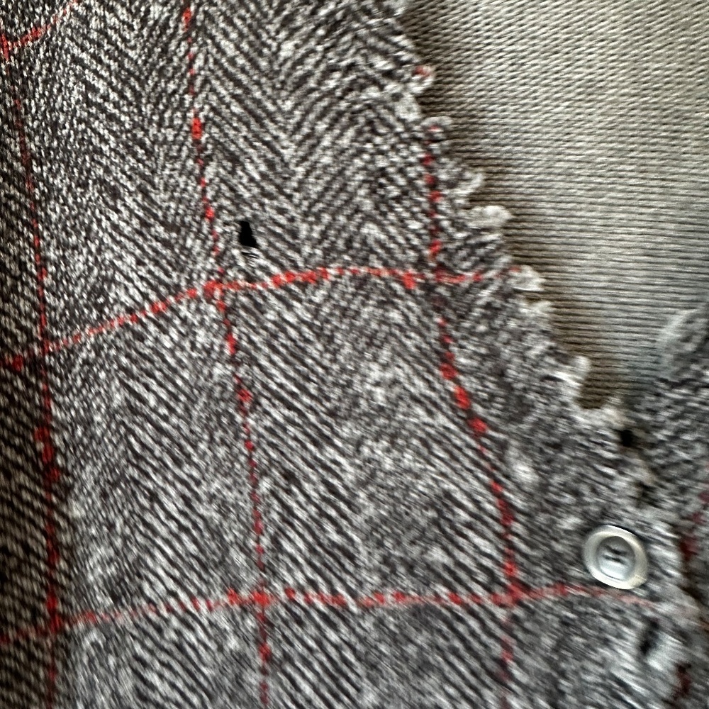R13 Gray Distressed Long Cardigan - Picture 10 of 16